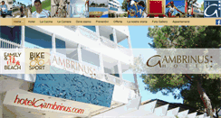 Desktop Screenshot of hotelgambrinus.com